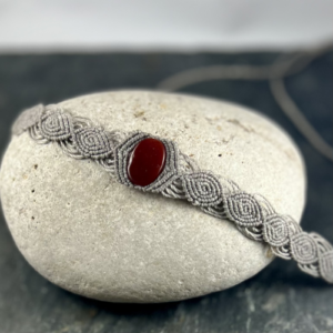 Collier ras-le-cou en cornaline