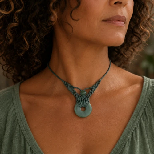 Ce collier pendentif en aventurine est une pièce unique, cadeau idéal pour femme ou homme